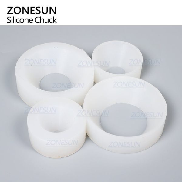 ZONESUN Cap screwing chuck, bottle cap adoptor of capping machine, silicone capping chuck,10-50mm, anti-wear Online Sale