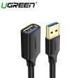 UGREEN USB 3.0 A MALE TO FEMALE EXTENSION CABLE (BLACK) on Sale