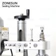 ZONESUN ZS-EVC1 Semi-automatic 13-33mm Small Glass Vial Plastic Aluminium Flip Off Bottle Cap Sealing Crimping Capping Machine For Oral Liquid For Cheap