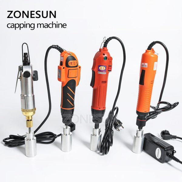 Handheld Bottle Capping Machine Sealing Screwing Machine With Security Ring For Cheap