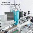 ZONESUN ZS-FAL180C2 Automatic Desktop Oil Water Wine Bottle Liquid Soap Filling Capping Labeling Machine Discount