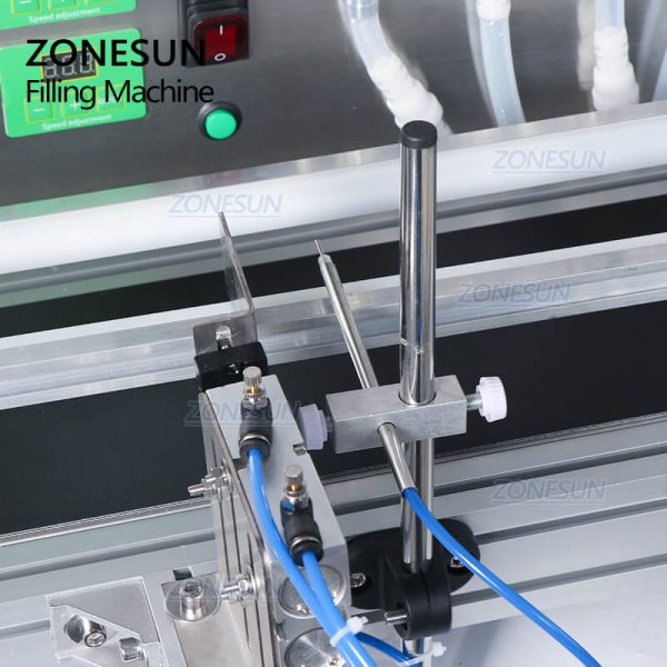 ZS-DTMP6A 6 Heads Magnetic Pump Automatic Desktop Liquid Filling Machine For Water Milk Supply