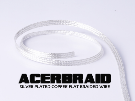 ACERBRAID Flat Braided Silver Plated Wire Discount