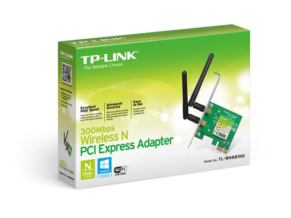 TP-Link TL-WN881ND 300Mbps Wireless N PCI Express Adapter Online Hot Sale