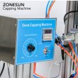 ZONESUN ZS-XG6100 Small Desktop Bottle Capping Machine For Water Beverage Smoking Oil Bottles Discount