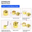 ZONESUN Cap screwing chuck, bottle cap adoptor of capping machine, silicone capping chuck,10-50mm, anti-wear Online Sale