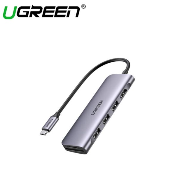 UGREEN HIGH END DOCKING USB-C 3.1 TO 2*USB-A 3.0+HDMI 4K@60HZ+SD TF+PD CONVERTER ALUMINUM CASE Cheap