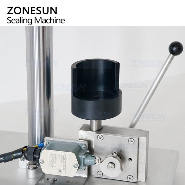 ZONESUN ZS-EVC1 Semi-automatic 13-33mm Small Glass Vial Plastic Aluminium Flip Off Bottle Cap Sealing Crimping Capping Machine For Oral Liquid For Cheap