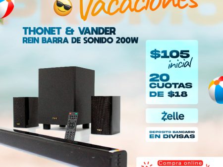 Thonet & Vander | Rein | Barra de Sonido  | 200w (HK09603618) Cheap