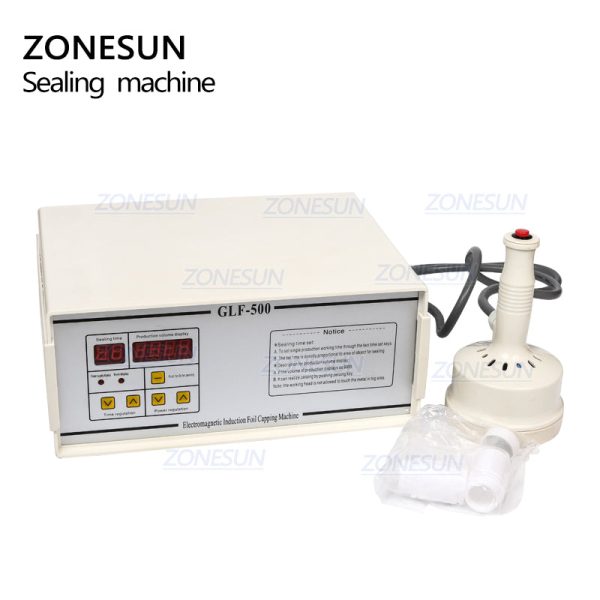 ZONESUN GLF-500 Portable Continuous Induction Sealer Hand Held Sealing Machine For Plastic Bottles Sale