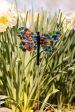 Rainbow Dragonfly Garden Stake Online now